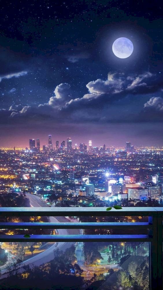 Hình nền điện thoại thành phố về đêm đẹp nhất