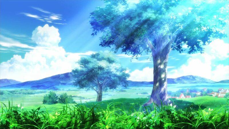Hình nền động Anime phong cảnh đầy bình yên
