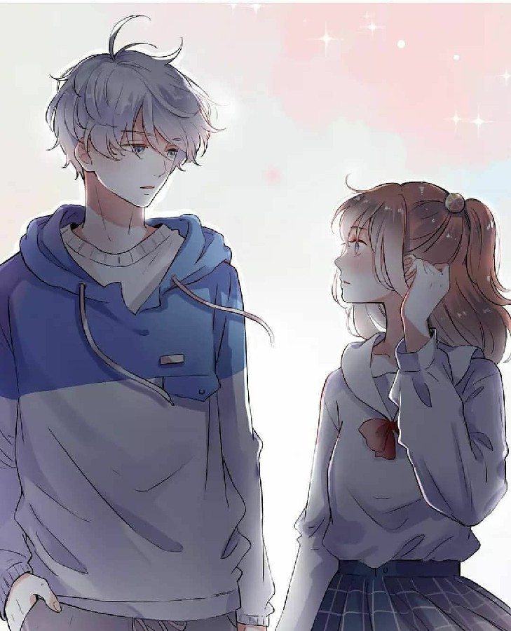 Hình cặp đôi anime cực tình cảm, đáng yêu 