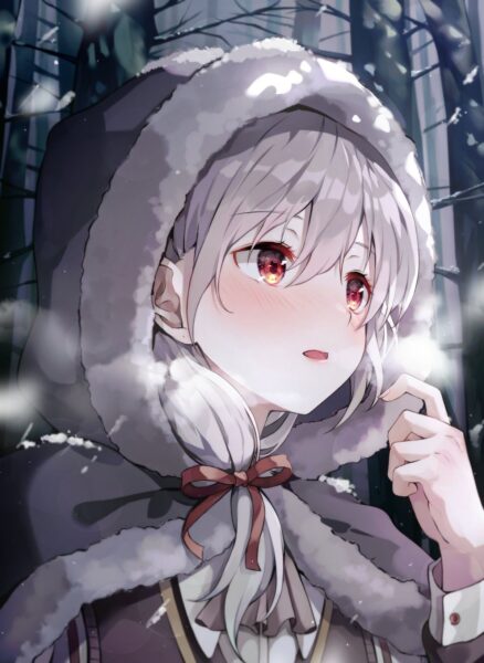 Hình ảnh anime tóc bạch kim đẹp, ngầu, cá tính