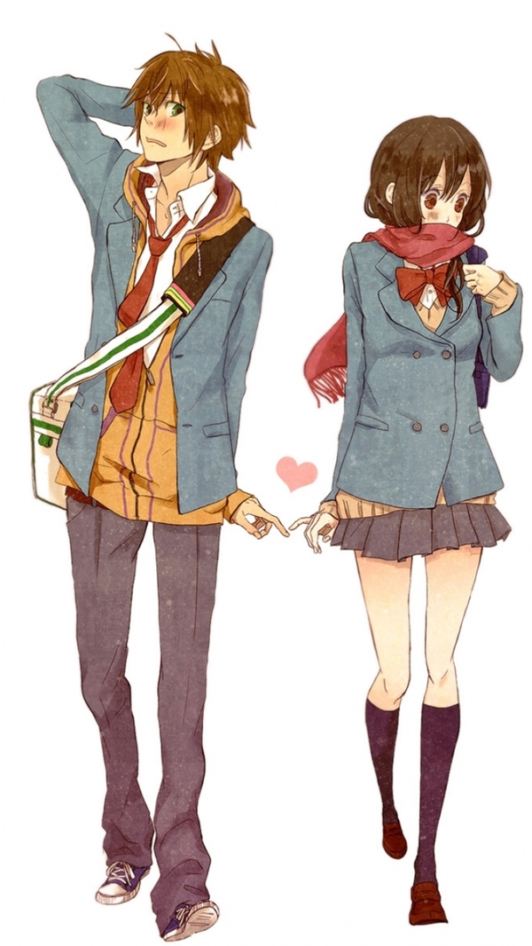 Ảnh anime cặp đôi cực đáng yêu