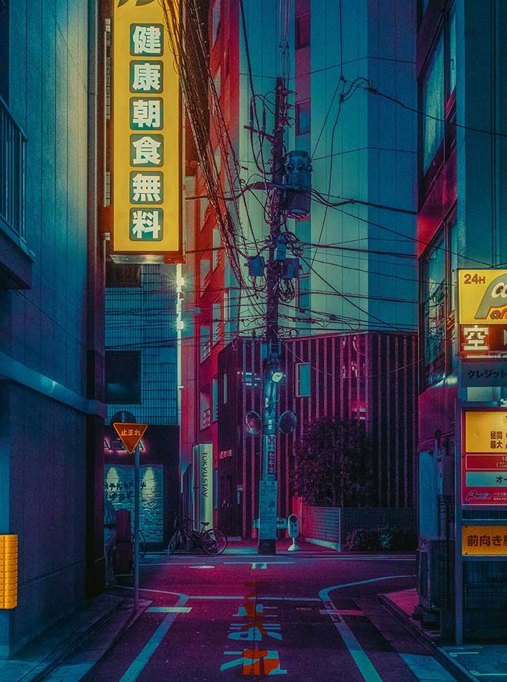 Những bức ảnh siêu thực đẹp nhất về Tokyo vào ban đêm