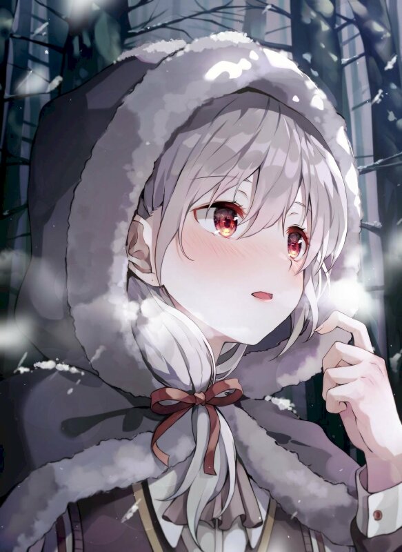 Hình ảnh Anime tóc trắng đẹp nhất