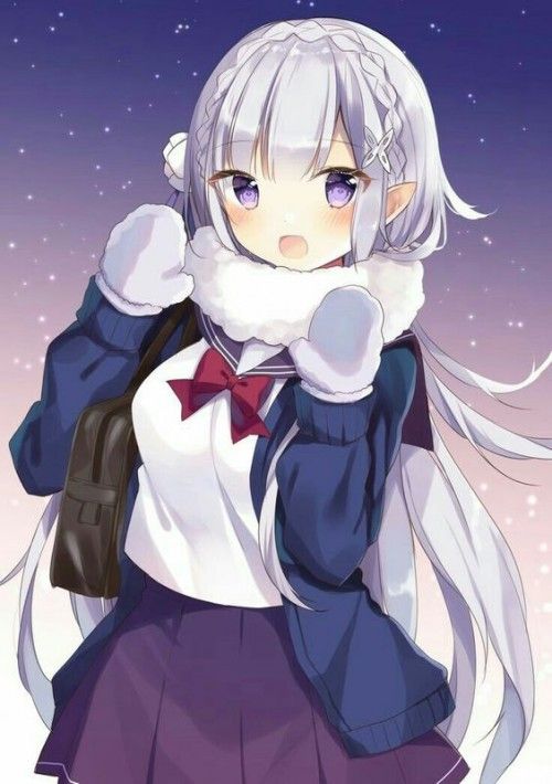 Anime tóc bạch kim mùa đông