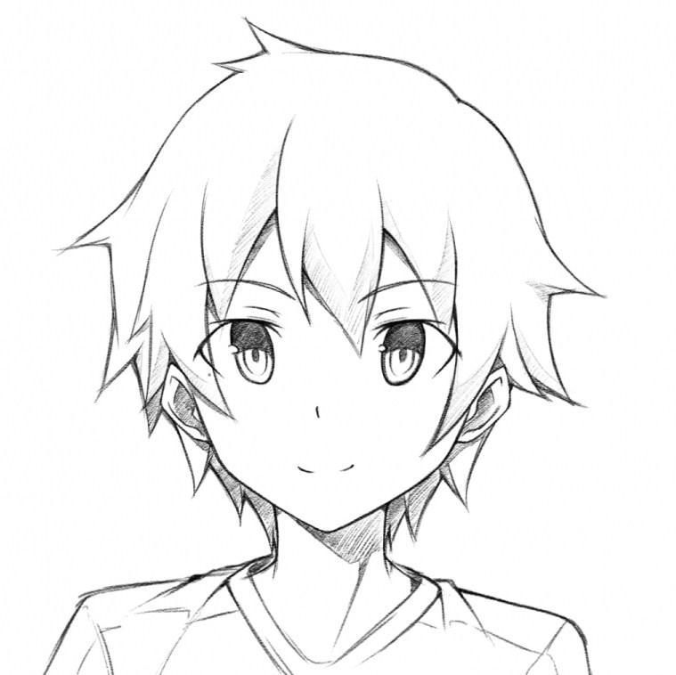 Hướng dẫn vẽ anime nam cute đơn giản cho người mới bắt đầu