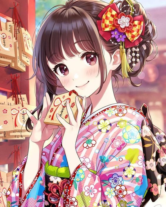 Anime Kimono Girl Render by Nanavichan on DeviantArt