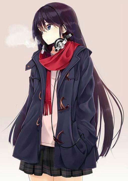 Hình ảnh Anime girl lạnh lùng, chất, ngầu nhất thế giới 
