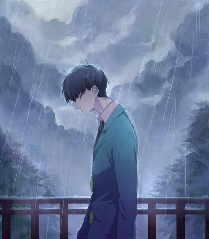 Hình ảnh anime nam buồn cô đơn