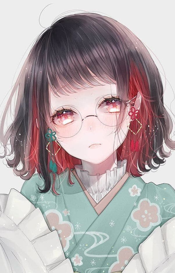 Hình ảnh Anime Girl đeo kính đẹp nhất