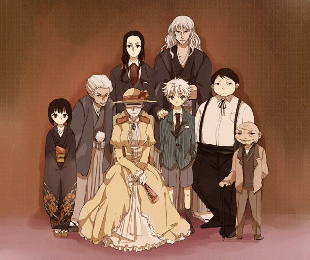 Hình ảnh gia đình anime kinh dị