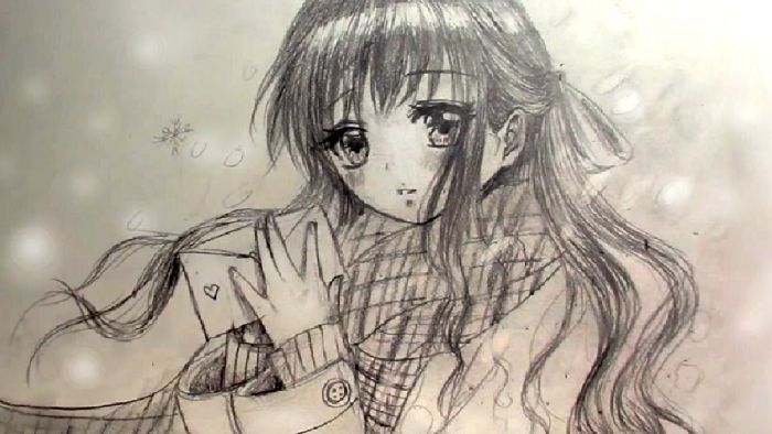 Cách vẽ anime nữ đơn giản bằng bút chì mà ai cũng làm được