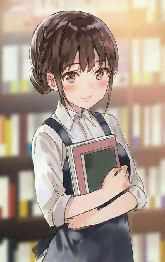 hình anime nữ học sinh dễ thương