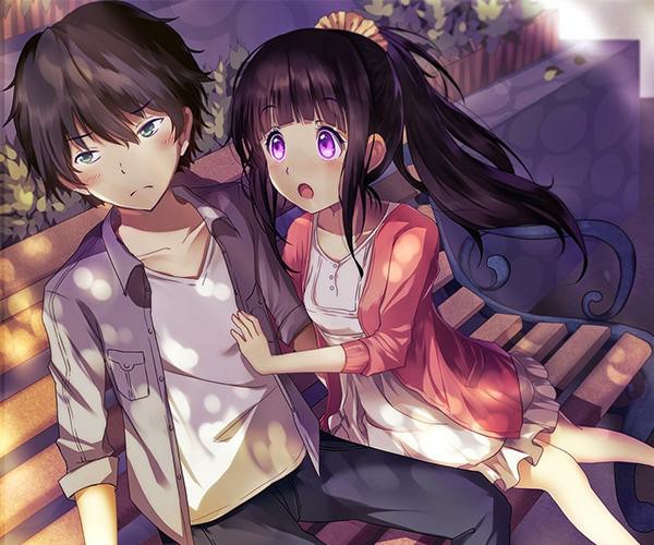 Hình ảnh Cặp đôi Anime yêu nhau đẹp dễ thương 