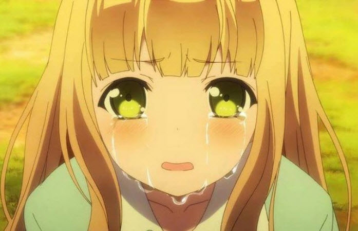 Hình ảnh anime khóc đau lòng nhất