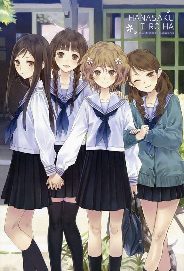 Top ảnh 4 người bạn thân anime đẹp nhất được tuyển chọn