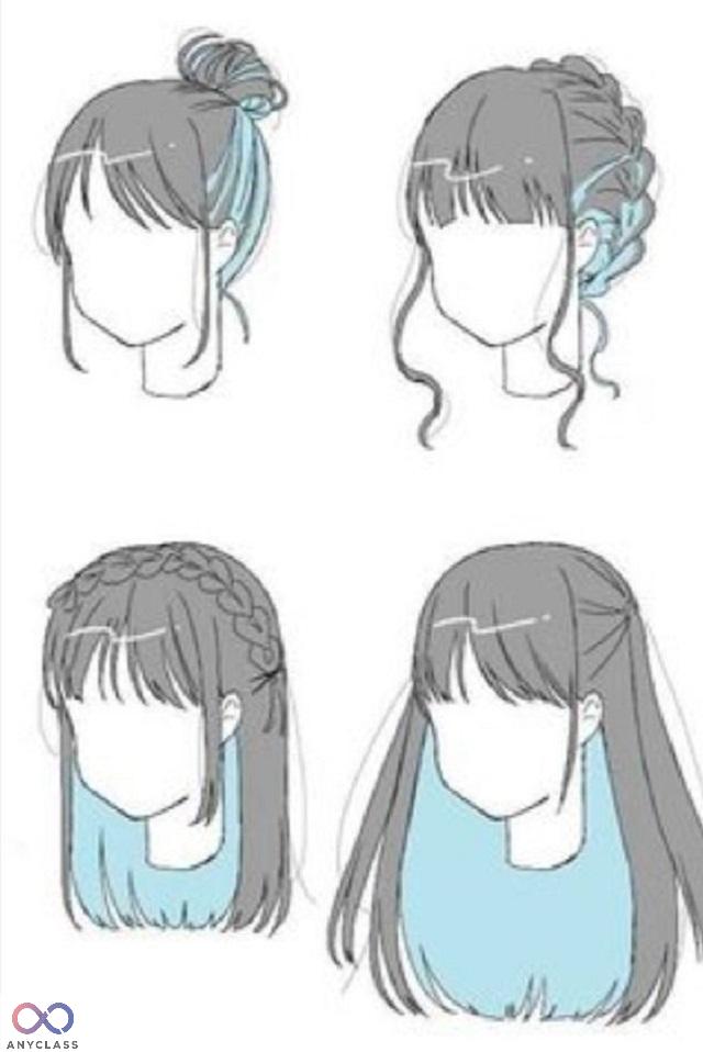 Có video 12 cách vẽ tóc anime đơn giản  Hình vẽ anime Hình vẽ tóc anime  Nhật ký nghệ thuật