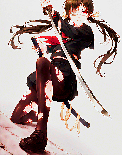 Nữ anime ngầu nhất cầm kiếm