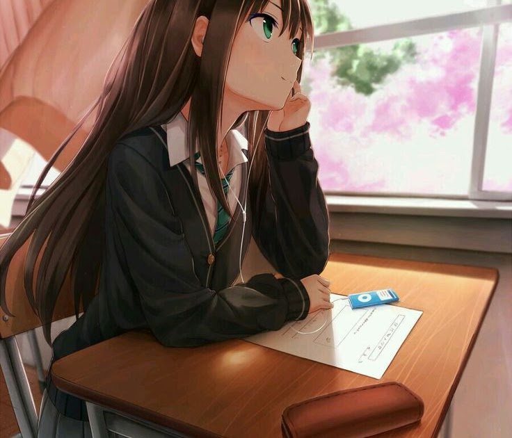 ảnh anime nữ học sinh