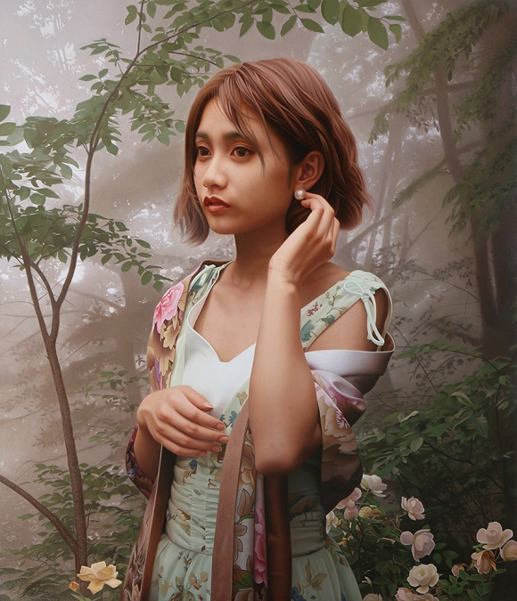 Anhe vẽ cô gái của họa sĩ Nhật Bản đẹp ngỡ như ảnh chụp