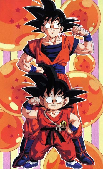 Son Goku cute, đáng yêu