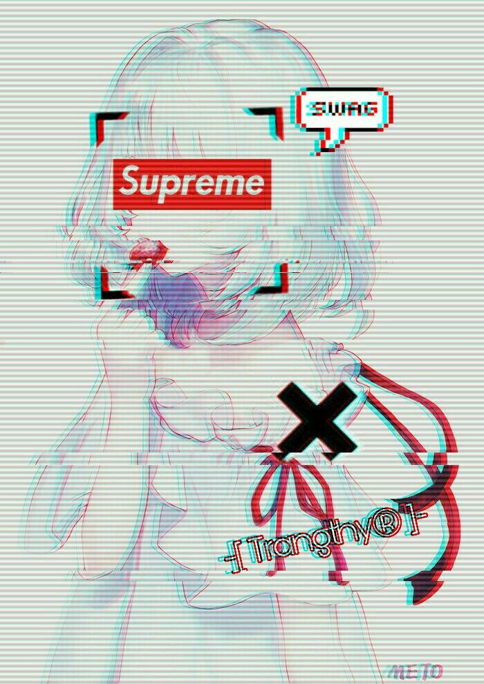 Ảnh Anime Ngầu Nữ Supreme Đẹp Cool, Chất, Cá Tính